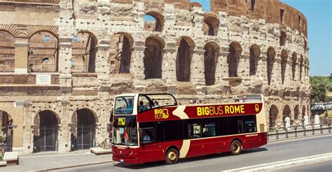 Roma Big Bus Hop On Hop Off Tour Turístico Con Audioguía Getyourguide
