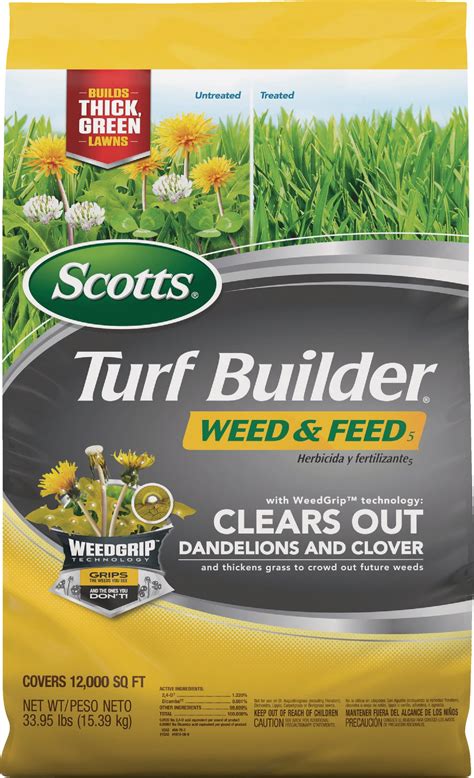 Buy Scotts Turf Builder Weed And Feed Lawn Fertilizer With Weed Killer