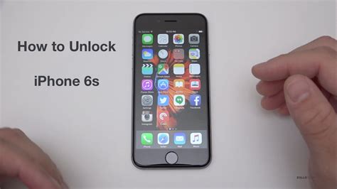 How To Unlock Iphone 6s Youtube