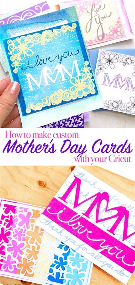 Get a chance to win and apply today! Mother's Day Card Ideas to Make with Your Cricut | Mothers ...