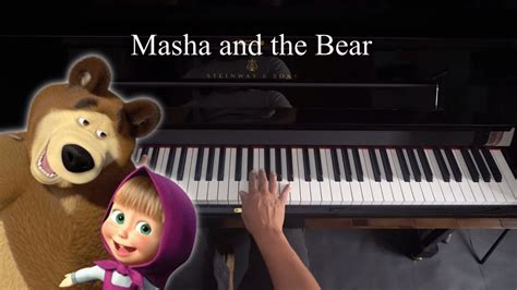 Masha And The Bear Theme Song Piano Tutorial Youtube