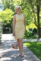 Yellow lace dress for women over 40 | Fabulous After 40 # ...