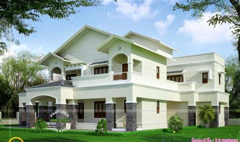 Buzz Modern Sloped Roof Luxury House Kerala Home Design Home Plans
