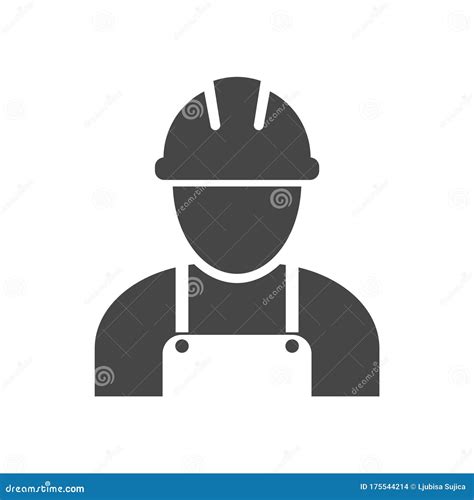 Contractor Icon Workers Icon Stock Vector Illustration Of Concept