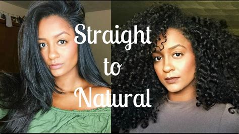 Watch My Natural Hair Revert Straight To Curly Heat Damage Youtube