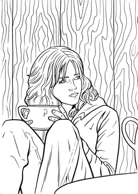 Hermione Granger Coloring Page Download Print Or Color Online For Free