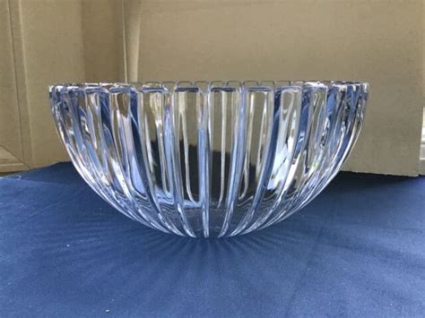 Tiffany Co Cut Crystal Bowl Designed Signed Claus Josef Riedel
