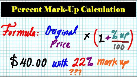 Percent Mark Up Calculations How To Calculate Final Price Original Decimal Tips Tricks Quickly