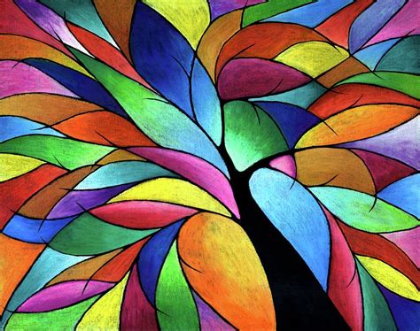 Rainbow Tree Painting By Lisa Frances Judd Fine Art America