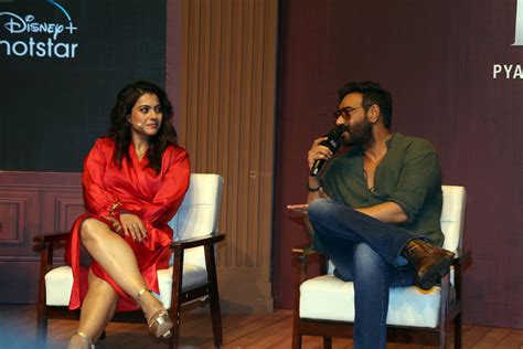 Kajol With Her Hubby Ajay Devgn At The Trailer Launch Of Web Series The