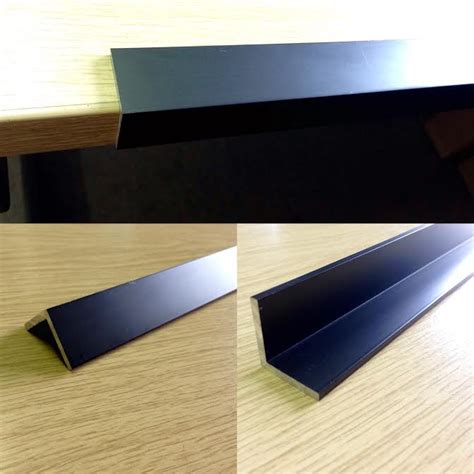 Aluminium Equal Angles Black Anodised