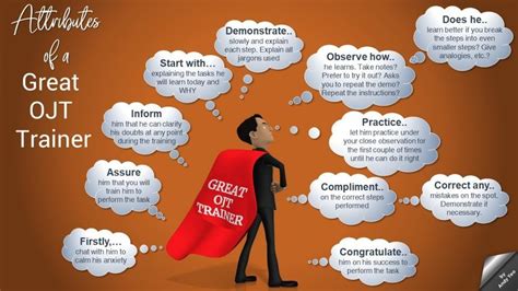 Attributes Of A Great Ojt On The Job Training Trainer E Learning