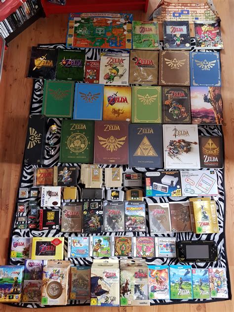 [all] look at my stuff isn t it neat wouldn t you think my collection s complete zelda
