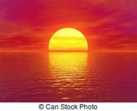 Download High Quality Sunset Clipart Illustration Transparent Png