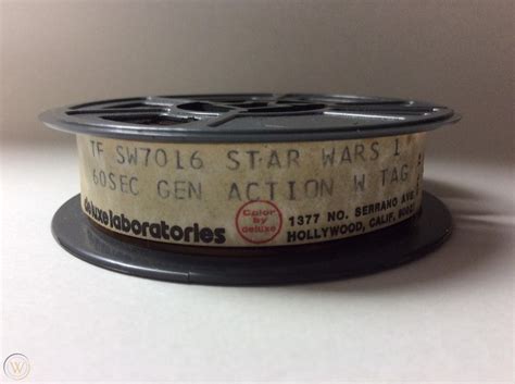 Original Star Wars Iv 16mm Film Reel Set Of 3 Advance Trailer