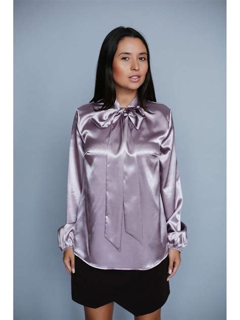 Pin By Greymoon On Grey Satin Blouse Satin Blouses Shiny Blouse Satin Dresses