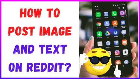 How To Post Image And Text On Reddit Youtube