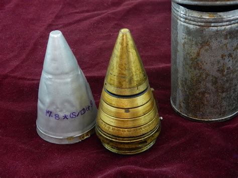 Japanese Naval Artillery Shell Fuse Jf 550 River Valley Militaria