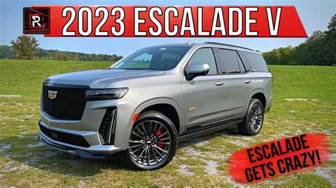 The 2023 Cadillac Escalade V Is A Loud And Proud Supercharged Flagship