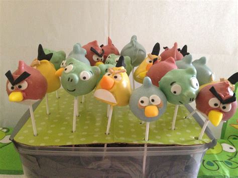 Angry Bird Cake Pops Angry Birds Cake Bird Cakes Amazing Cakes Cake Pops Desserts Food