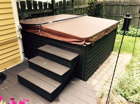 How To Build Hot Tub Steps A Step By Step Guide Hot Tub Steps Hot
