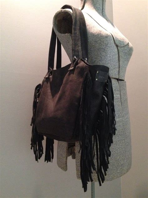 Black Leather Fringe Tote Bag Boho Fringe Bag | Etsy | Fringe tote bag, Fringe totes, Fringe bags