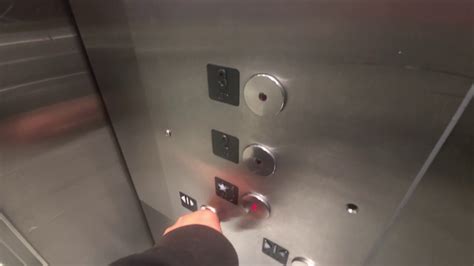 Huge Schindler Hydraulic Elevator At Target Glendale Galleria Mall