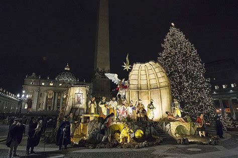 Vatican Nativity Scene Christmas Tree Unveiled Catholic World Report