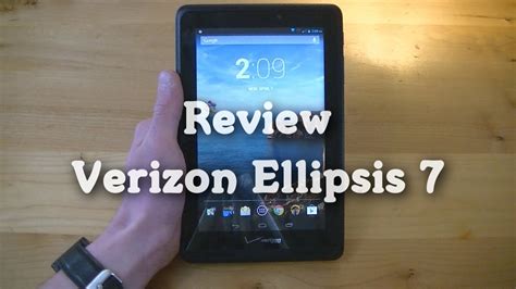 Review Verizon Ellipsis 7 Youtube