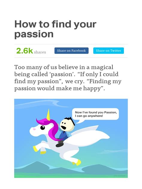 How To Find Your Passion Pdf Passion Emotion Odds