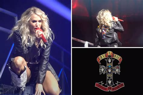 Carrie Underwood Belts Out Guns N Roses Classic At Tour Kickoff
