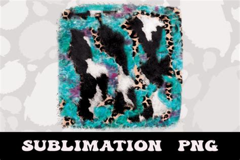 Turquoise Cowhide Leopard Background Graphic By Abell Design · Creative Fabrica