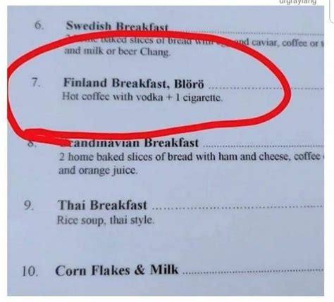 Finland Breakfast 9gag