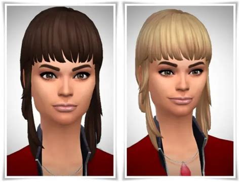 Birksches Sims Blog Creative Bangs Hair Sims Hairs