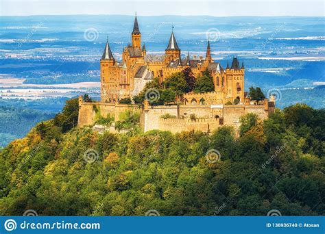 Hohenzollern Castle In The Black Forest Germany Stock