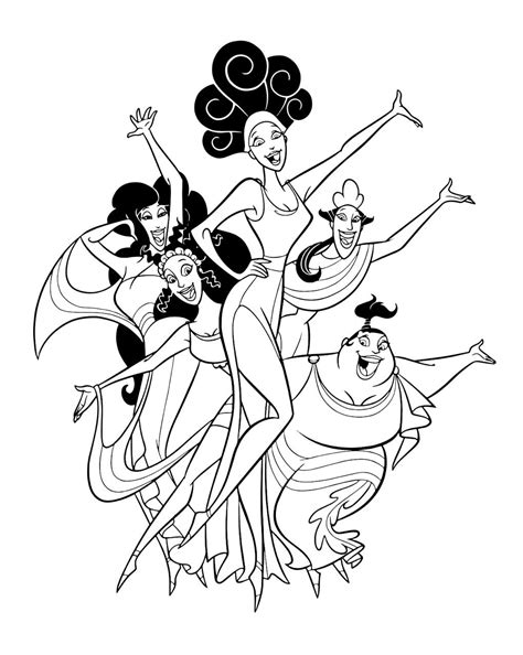 Hercules Coloring Page Cartoon Coloring Pages Cute Coloring Pages