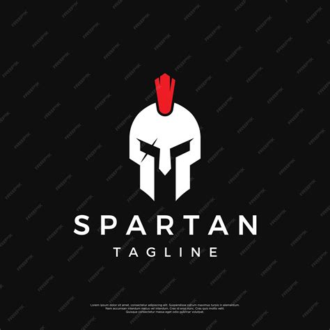 Premium Vector Simple Greek Spartan Warrior Helmet Logo Template