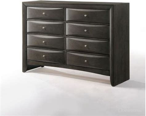 Ireland Gray Oak Bookcase Storage Bedroom Set By Acme 1stopbedrooms