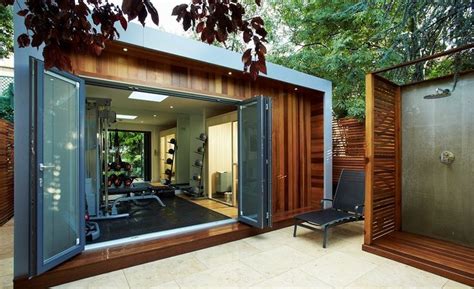 Private Garden Gym And Sauna In St Johns Wood Gym Room At Home