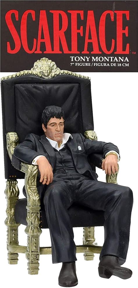 Toys And Games Scarface Movie Icons Tony Montana In Chair Pvc Statue