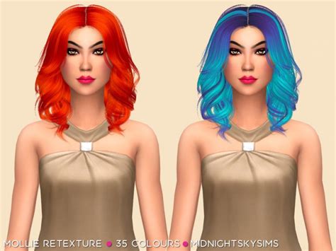 Mollie Hair Retexture The Sims 4 Catalog
