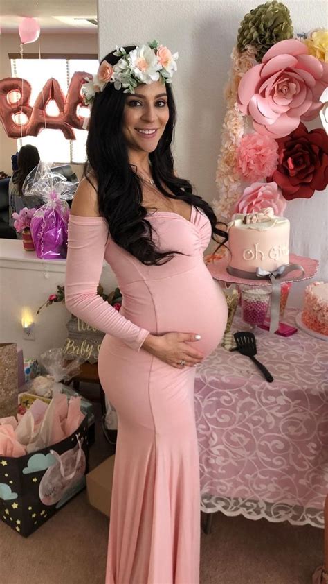 Long Sleeve Baby Shower Gown Sexy Mama Maternity Baby Shower