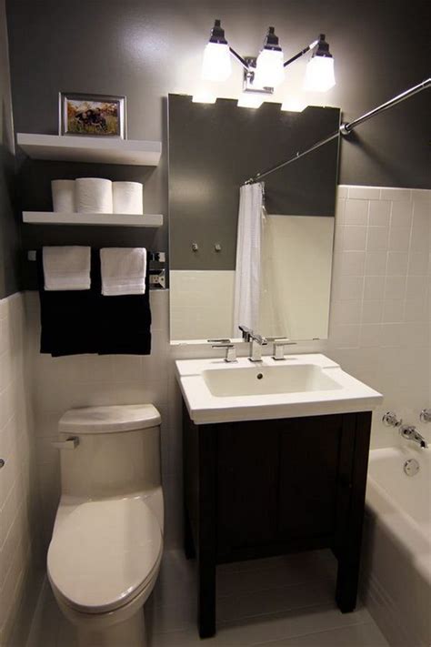Highly practical bathroom shelf with a towel rack beneath. Floating Shelves above toilet for Toilet Paper, Hand ...