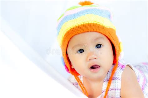 Baby Cute Baby Girl Portrait Stock Image Image Of Beam Femail 36232229