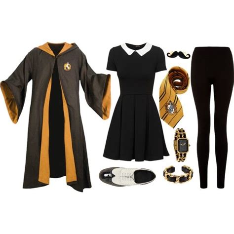 Hufflepuff Everyday 1 By Disney46 On Polyvore Harry Potter Outfits