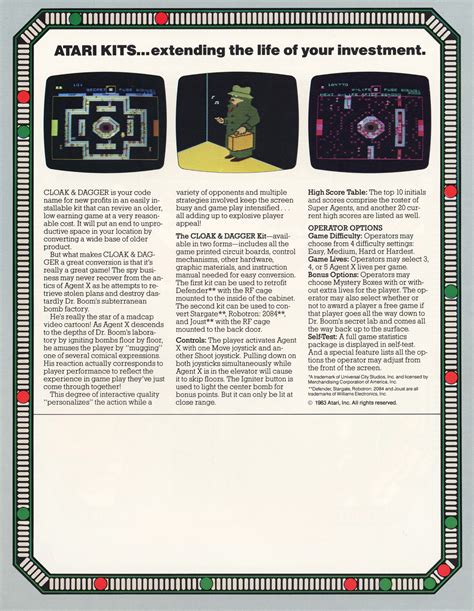 History of video games 1947 1979. Flyer Fever - Cloak & Dagger