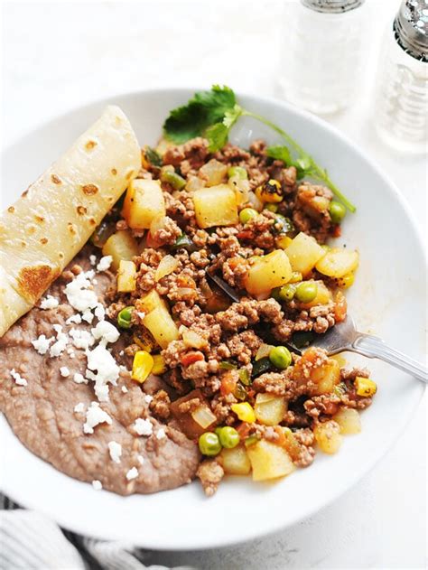 Mexican Picadillo The Perfect Ground Beef Recipe For Dinner Muy Delish