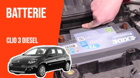 Changer La Batterie CLIO 3 1 5 DCI YouTube