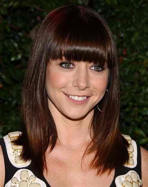 Alyson Hannigan Just The Color Hair Styles Medium Hair Styles Hairstyle