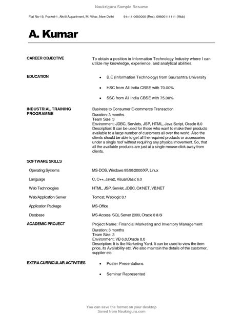 See good cv format examples and templates. mba fresher resume - Scribd india